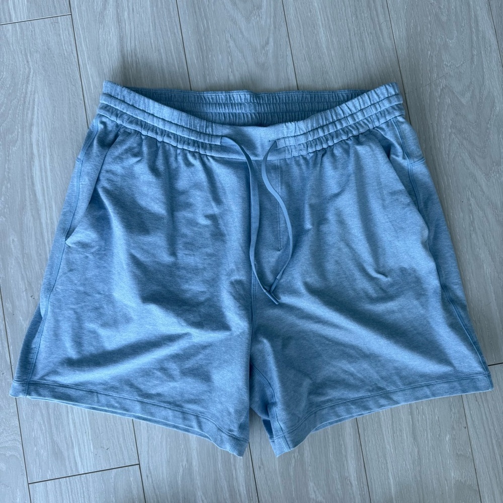 Lululemon Soft Jersey Shorts 5” Size Large Blue